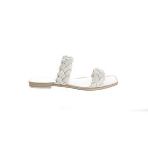 Dolce Vita Womens Indy White Sandals Size 6.5 Wide (C,D, W)